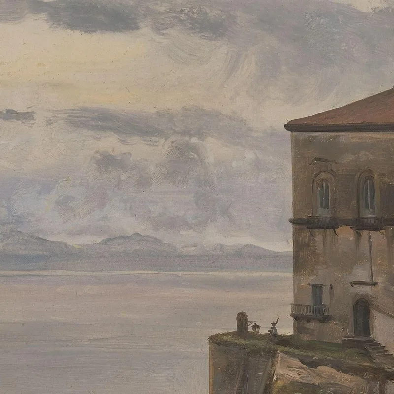 Die Kaserne Bei Pizzofalcone Neapel Johan Christian Dahl