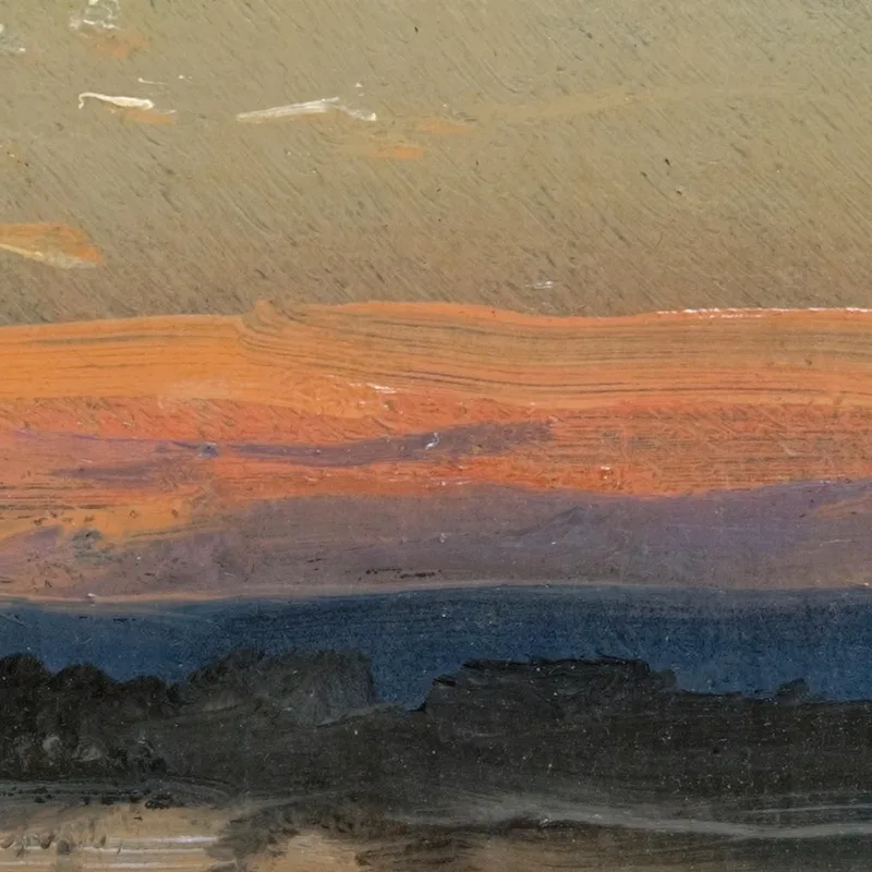 L'Elba Alla Luce Della Sera Johan Christian Dahl