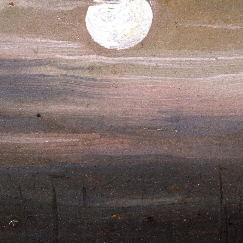 Die Elbe Im Mondschein Johan Christian Dahl
