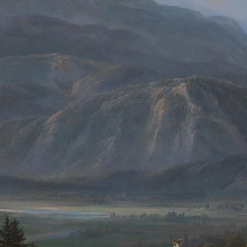 La Valle Dell'Adige Vicino A Roveredo Johan Christian Dahl