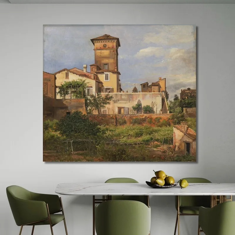 La Villa Malta À Rome Johan Christian Dahl