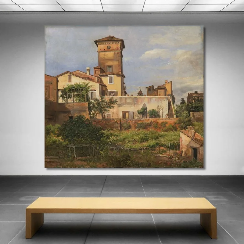 La Villa Malta À Rome Johan Christian Dahl