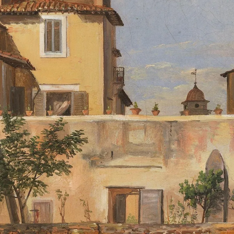 La Villa Malta À Rome Johan Christian Dahl