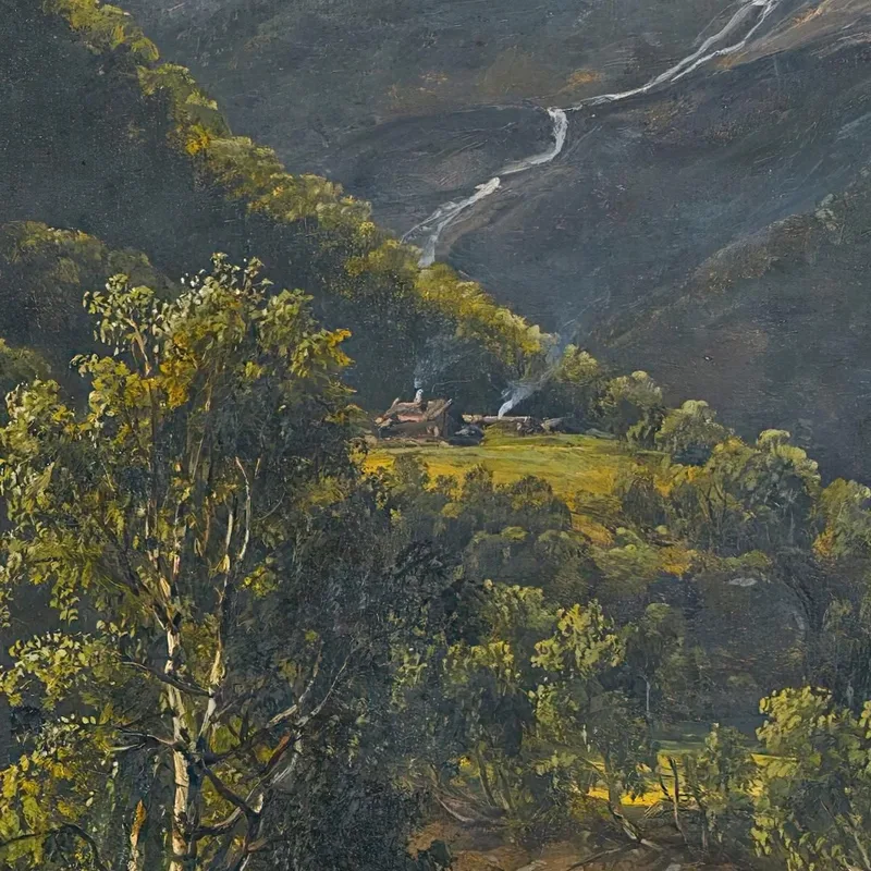 Blick Auf Skjolden In Lyster Johan Christian Dahl