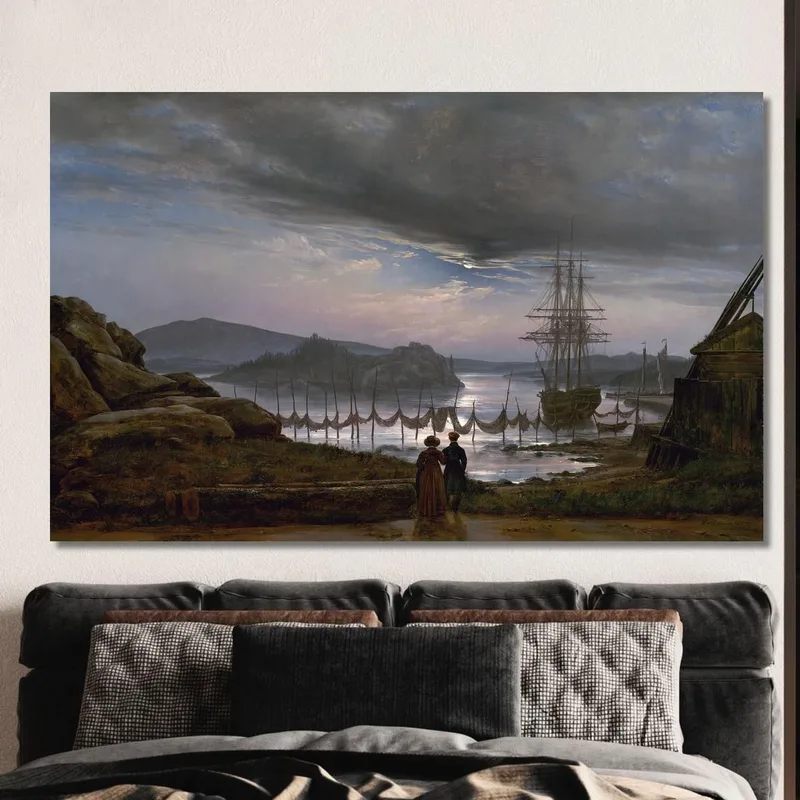 Veduta Da Vaekero Vicino A Christiania Johan Christian Dahl