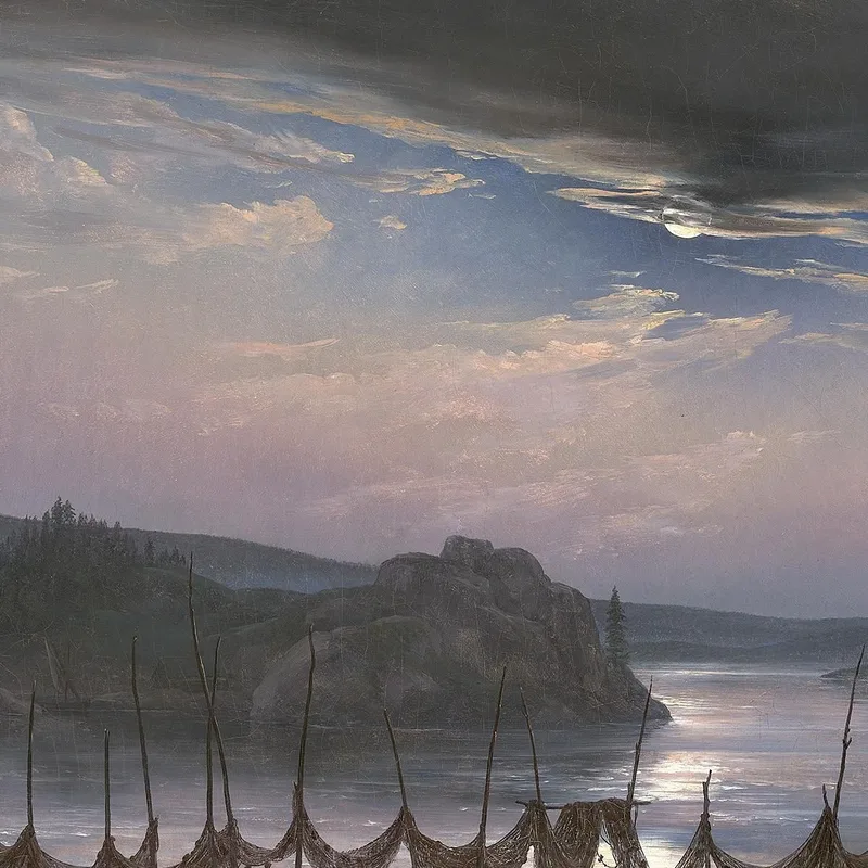 Veduta Da Vaekero Vicino A Christiania Johan Christian Dahl