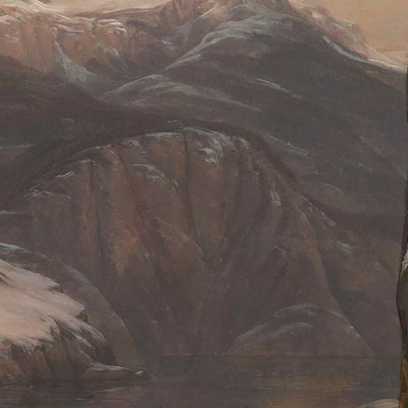 Inverno Al Sognefjord Johan Christian Dahl