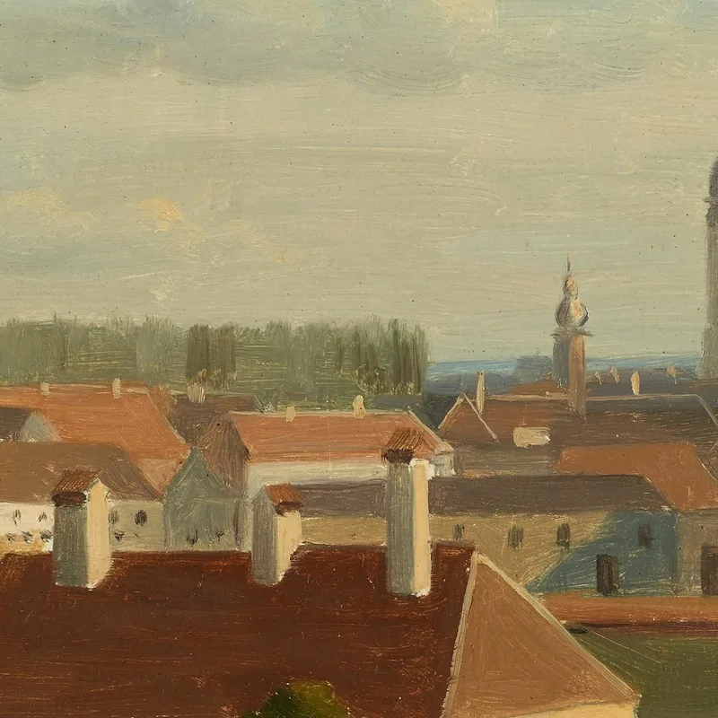 Vista Sul Canale Del Danubio Fino A Leopoldstadt Johann Peter Krafft