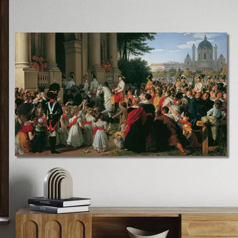 The Entry Of Emperor Franz I Into Vienna After The Peace Of Paris Johann Peter Krafft