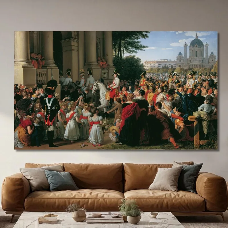The Entry Of Emperor Franz I Into Vienna After The Peace Of Paris Johann Peter Krafft