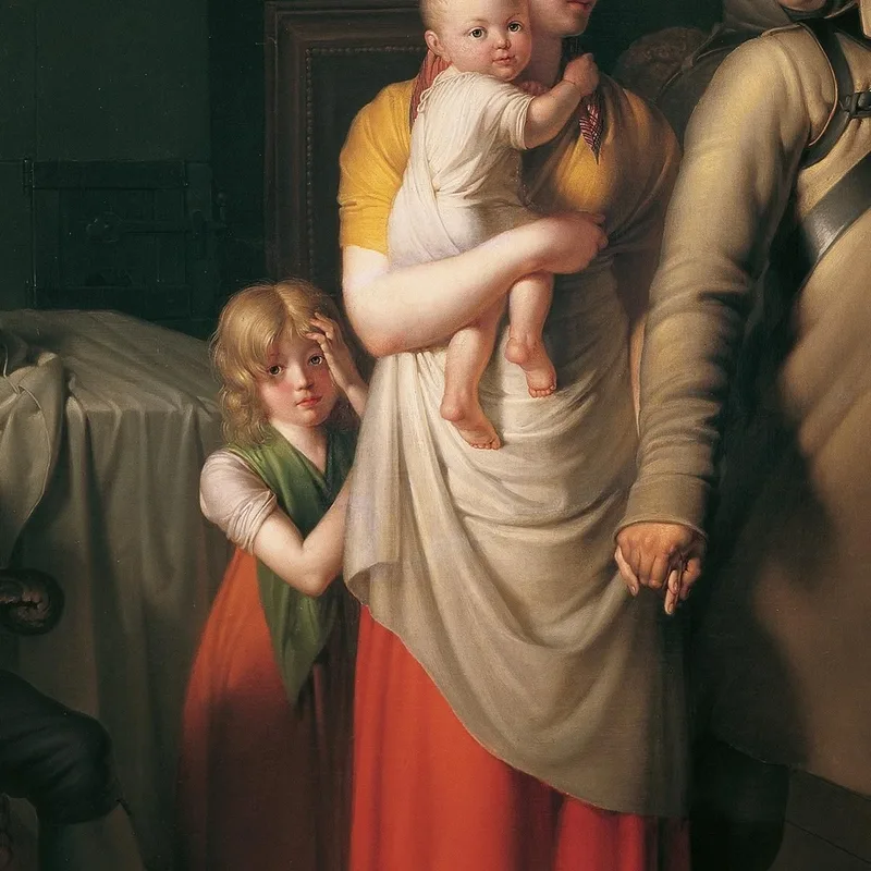Le Retour De La Landwehrmann Johann Peter Krafft