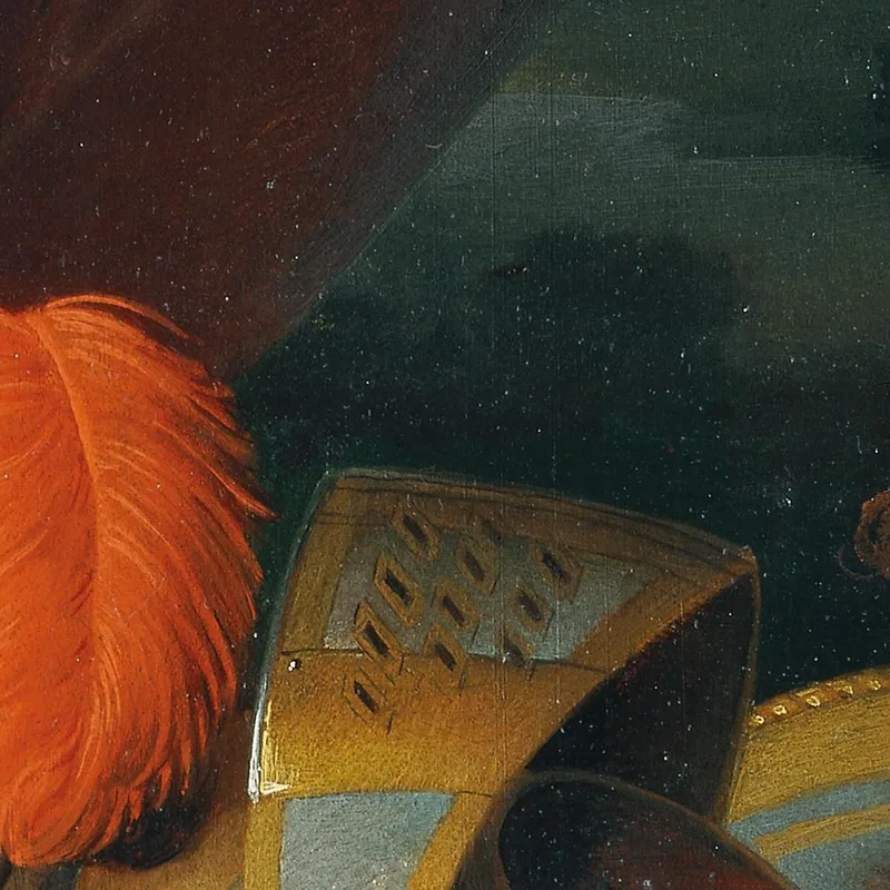 Elmo E Scudo Rotondo, Probabilmente Uno Studio Dettagliato Del Battesimo Di Clorinden Johann Peter Krafft