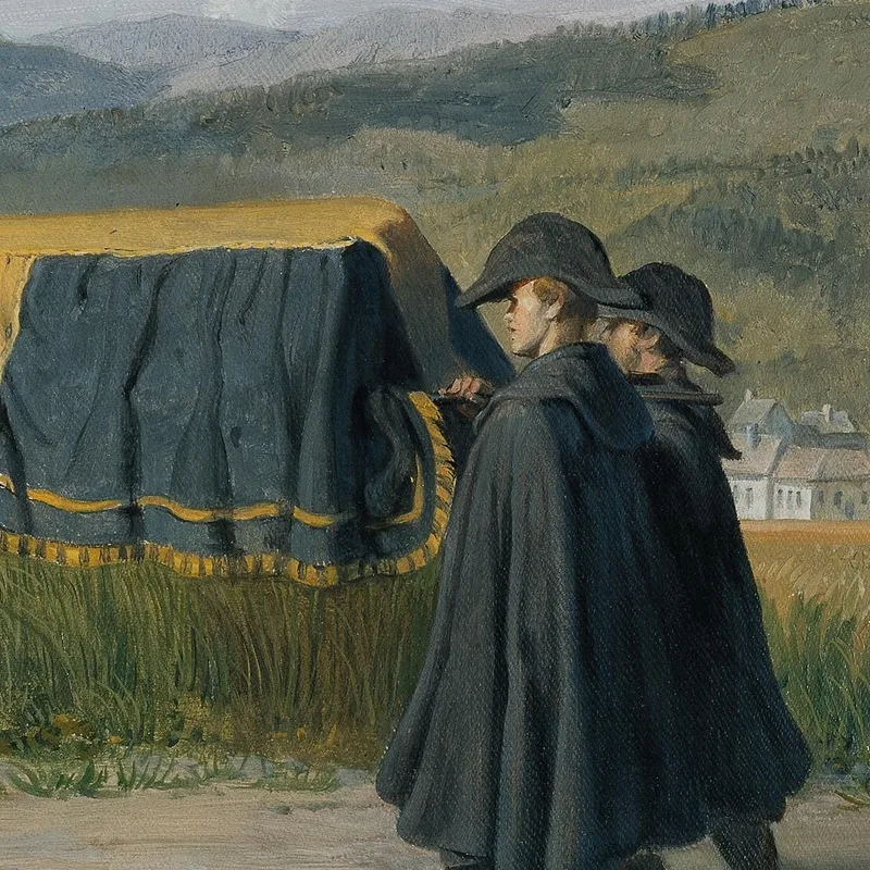 L'Imperatore Francesco I D'Austria Segue La Bara Di Un Povero Johann Peter Krafft