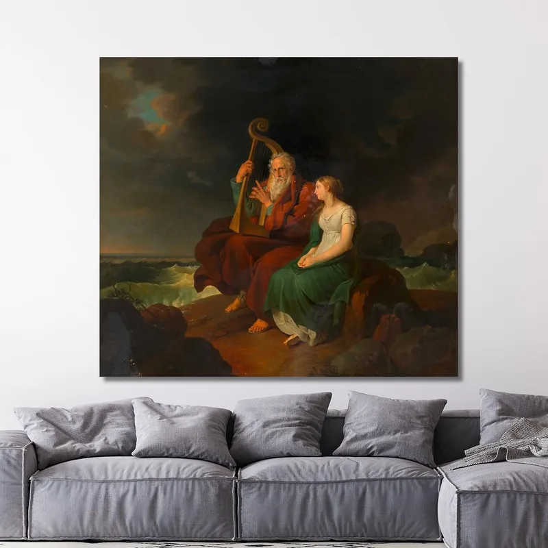 Ossian Und Malvina Johann Peter Krafft