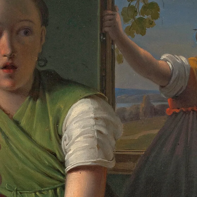 Vier Mädchen In Einem Zimmer Johann Peter Krafft