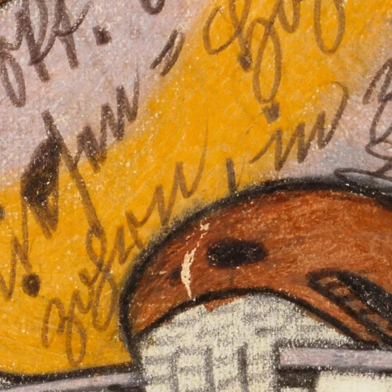 Il Diamante - Gigante - Corno Alto Di Skt. Adolf Sul Flohzohrn In India E Il Pettine Dei Capelli Adolf Wölfli