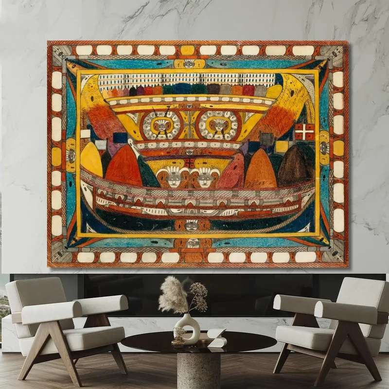 Le Dieu - Père - Éclair - Géant - Transparent Adolf Wölfli