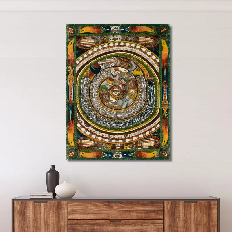 L’Orologio Da Parete - Serpente. Un'Ora Zohohrn Adolf Wölfli