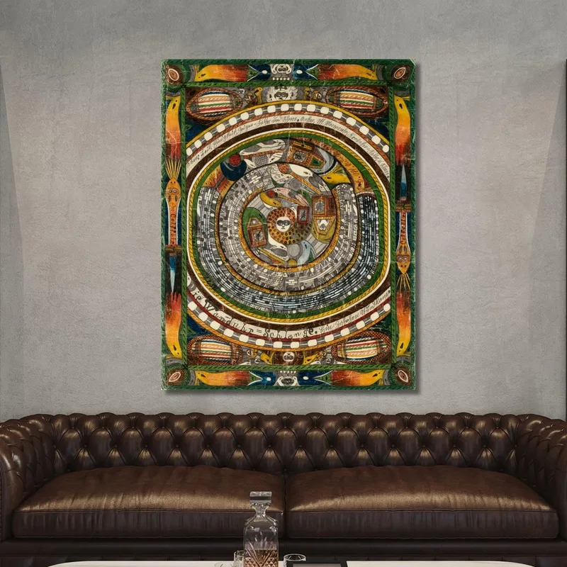L’Orologio Da Parete - Serpente. Un'Ora Zohohrn Adolf Wölfli