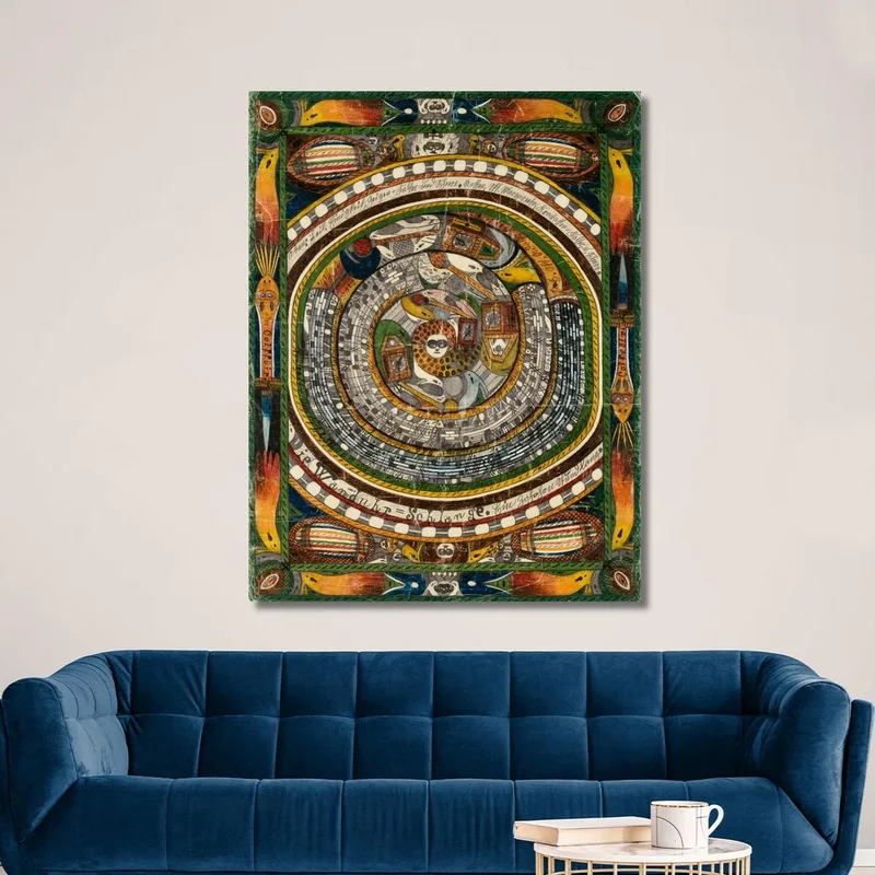 L’Orologio Da Parete - Serpente. Un'Ora Zohohrn Adolf Wölfli