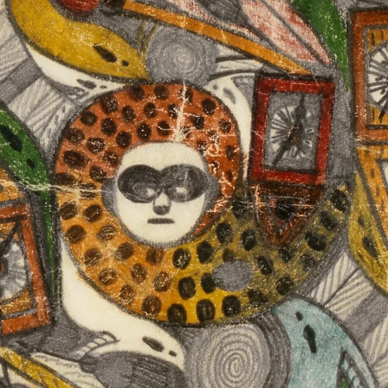 L’Orologio Da Parete - Serpente. Un'Ora Zohohrn Adolf Wölfli