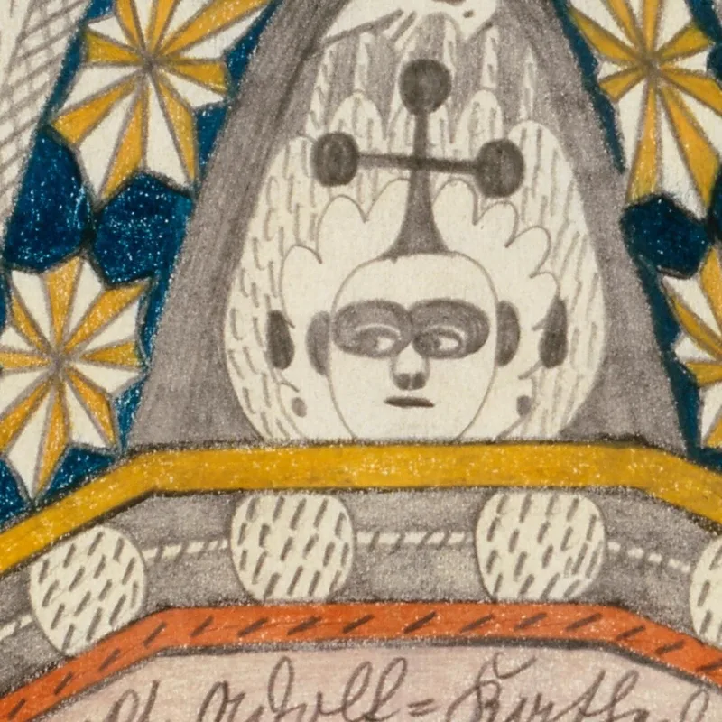 Facciata Ovest Della Decima Santa Cattedrale Di Skt. Adolf Nella Dimora Di Skt. Adolf Adolf Wölfli