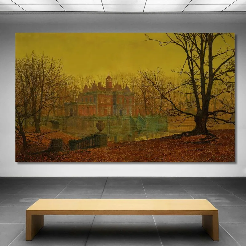 Une Maison Fortifiée Du Yorkshire John Atkinson Grimshaw