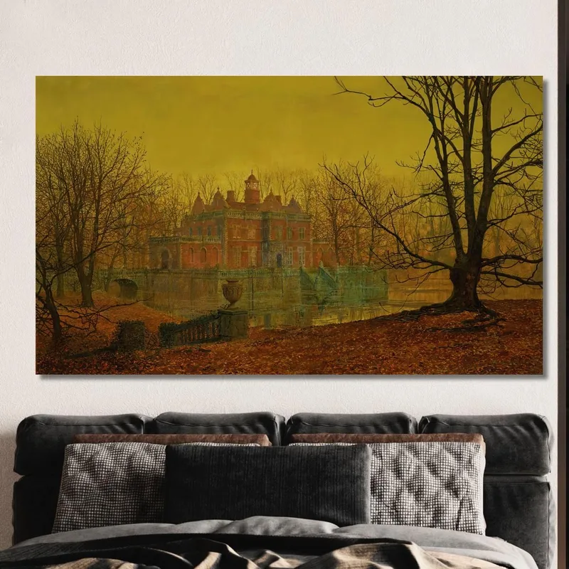 Une Maison Fortifiée Du Yorkshire John Atkinson Grimshaw