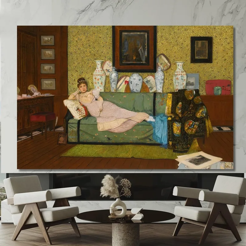 Une Rêverie Dans La Maison De L'Artiste John Atkinson Grimshaw