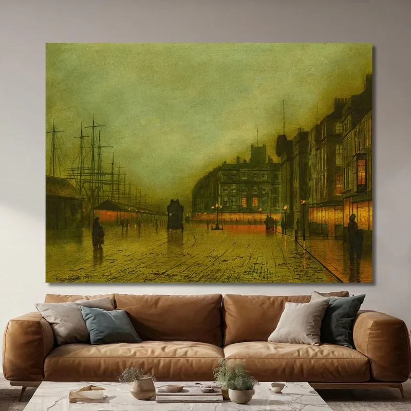 Liverpool Docks John Atkinson Grimshaw