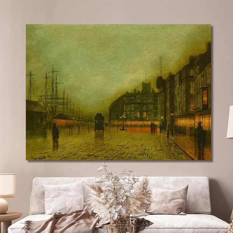 Liverpool Docks John Atkinson Grimshaw