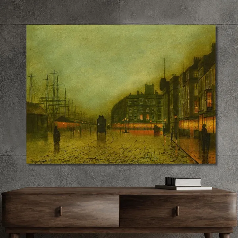 Liverpool Docks John Atkinson Grimshaw