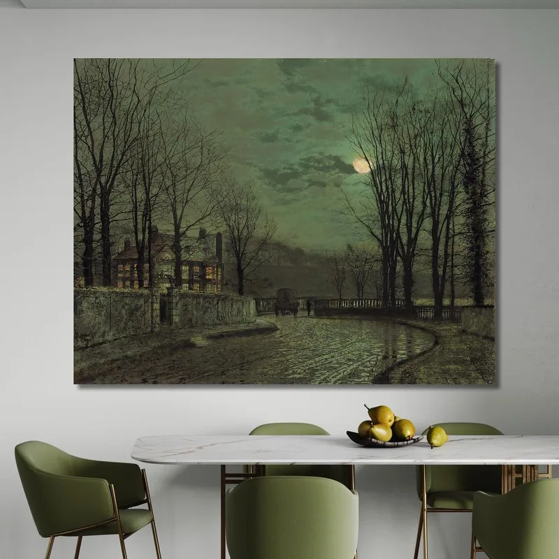November Moonlight John Atkinson Grimshaw