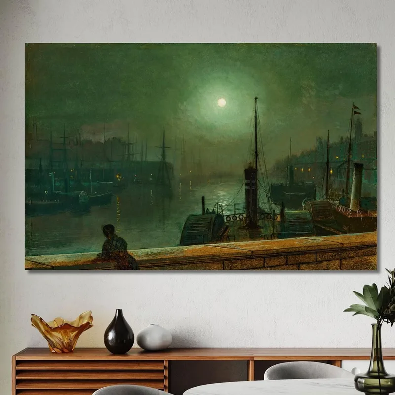Am Clyde Glasgow John Atkinson Grimshaw
