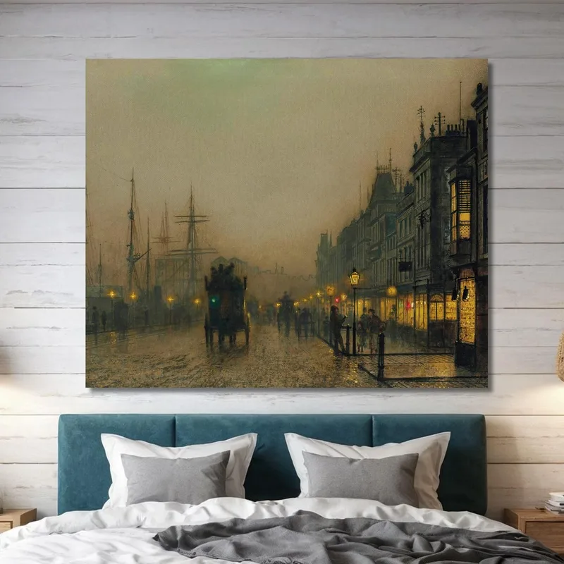Reekie Glasgow 2 John Atkinson Grimshaw