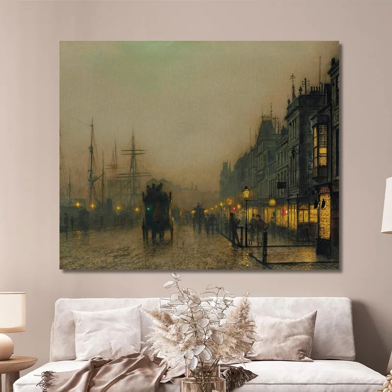 Reekie Glasgow 2 John Atkinson Grimshaw
