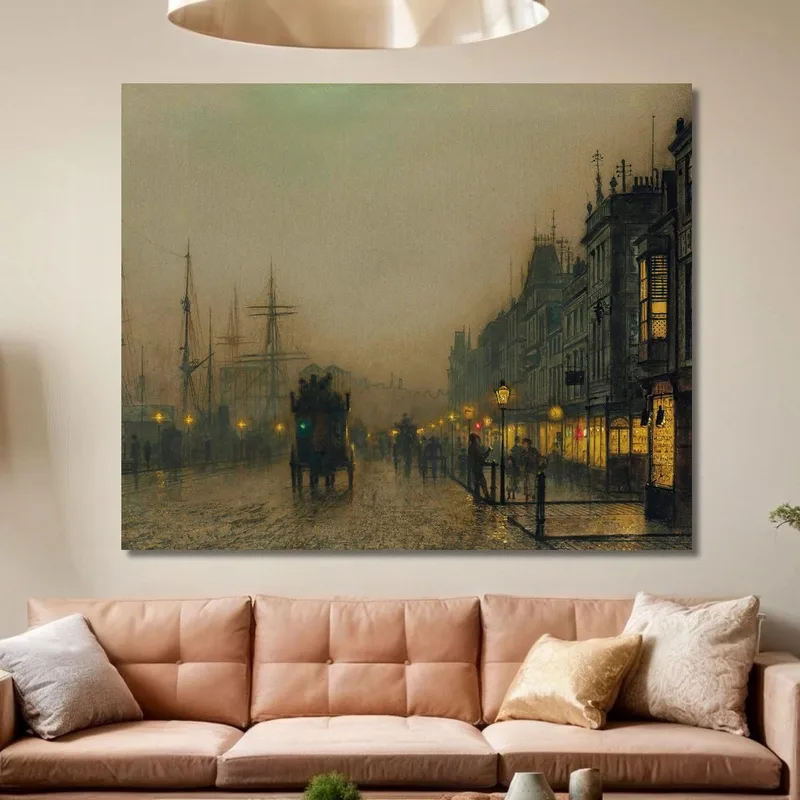 Reekie Glasgow 2 John Atkinson Grimshaw