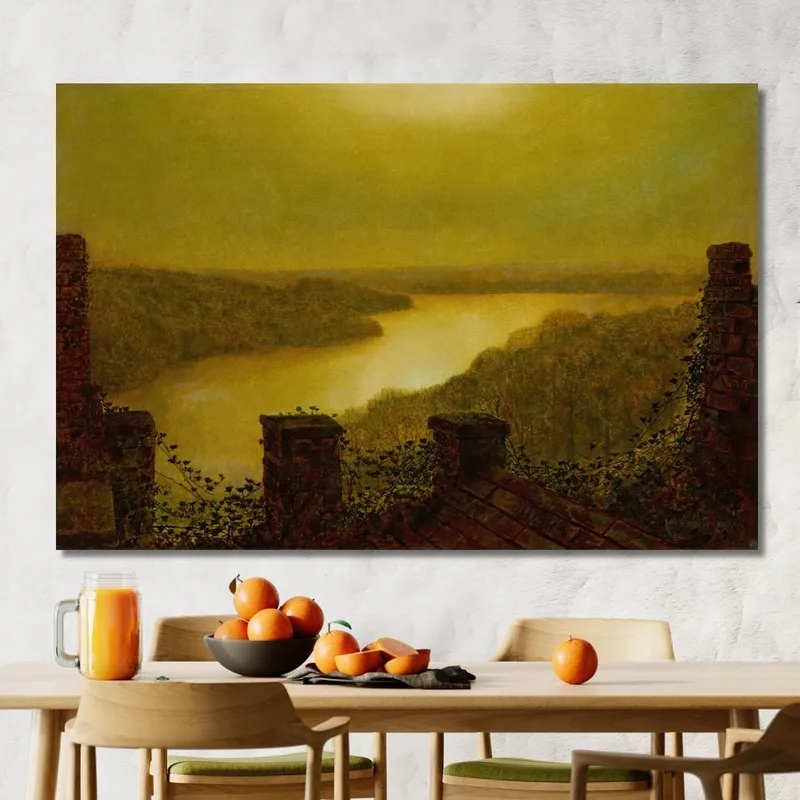 Lago Di Roundhay 2 John Atkinson Grimshaw