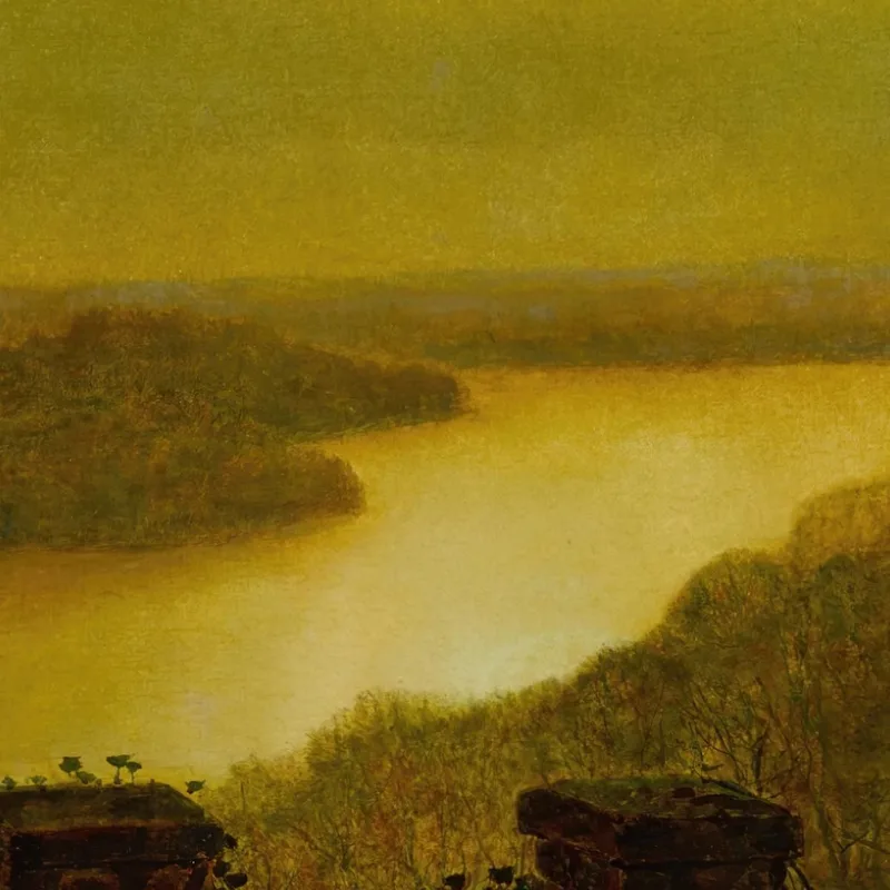 Lago Di Roundhay 2 John Atkinson Grimshaw
