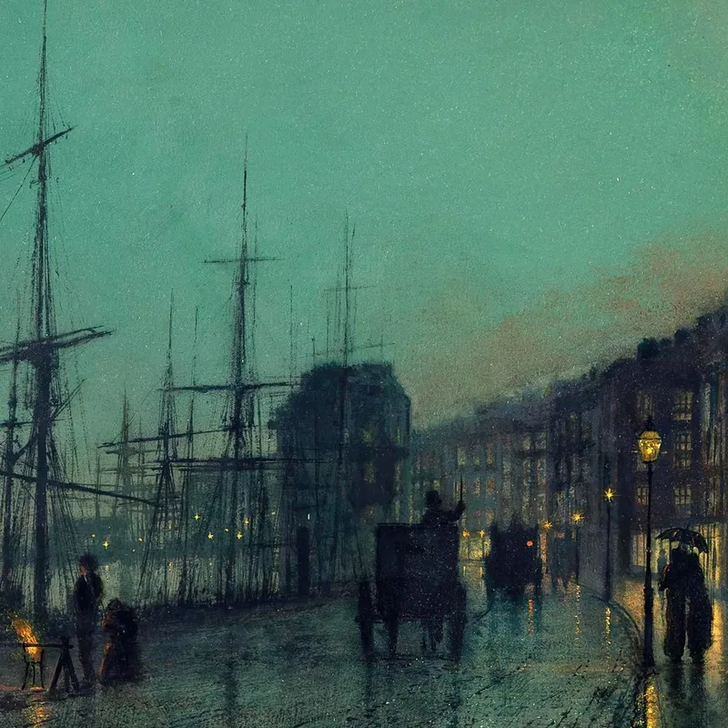 Navi Sul Clyde John Atkinson Grimshaw