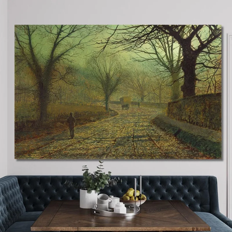 Parque Stapleton Cerca De Pontefract John Atkinson Grimshaw