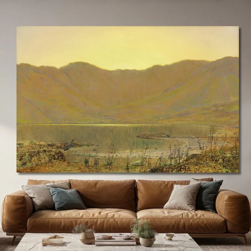 Sonnenuntergang – Das Heim Des Reihers John Atkinson Grimshaw