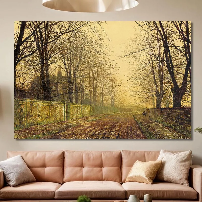 Das Verwelkte Gelbe Blatt John Atkinson Grimshaw