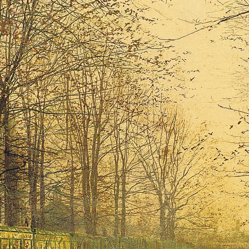 Das Verwelkte Gelbe Blatt John Atkinson Grimshaw