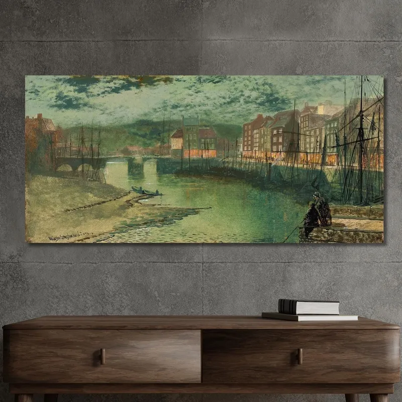 Whitby Docks John Atkinson Grimshaw