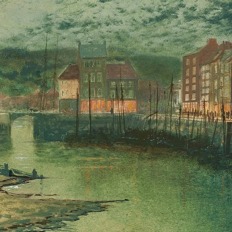 Whitby Docks John Atkinson Grimshaw