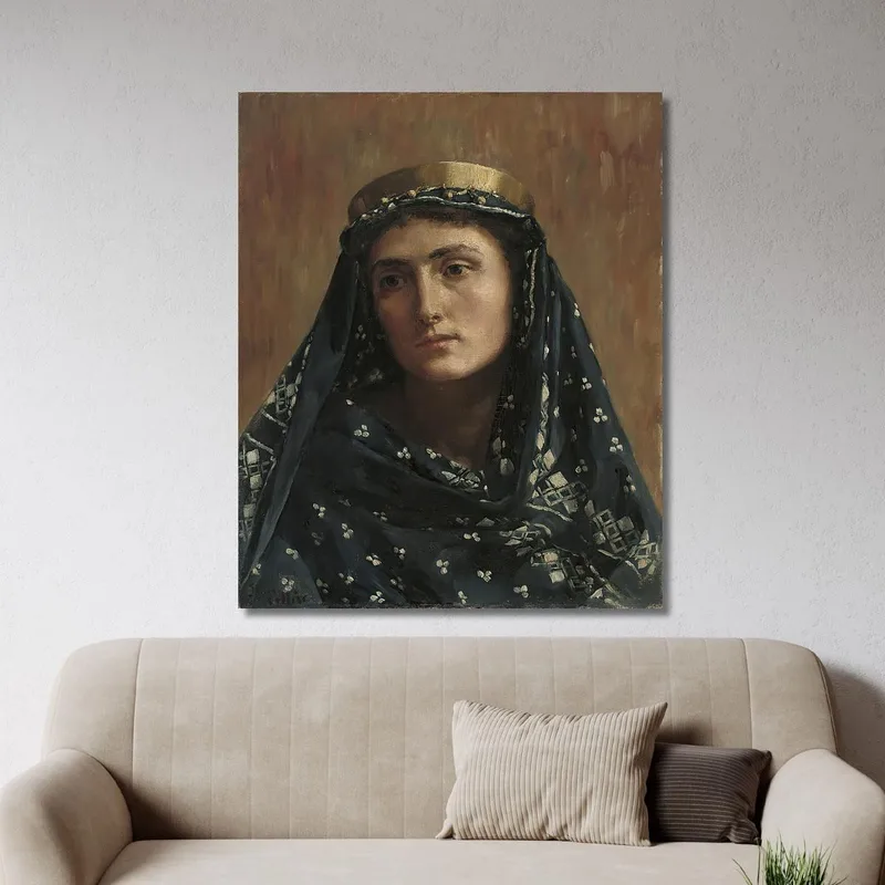 Ritratto Di Una Signora In Abito Orientale John Collier