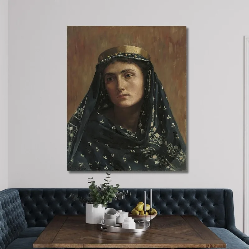 Ritratto Di Una Signora In Abito Orientale John Collier
