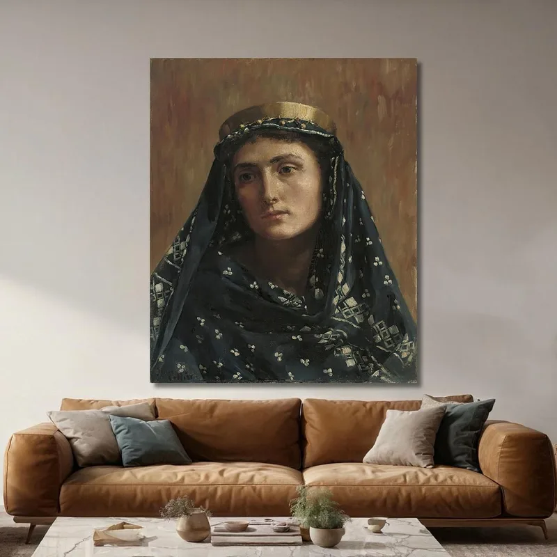 Ritratto Di Una Signora In Abito Orientale John Collier