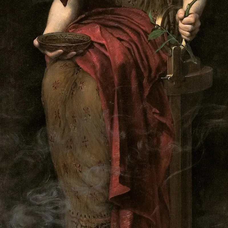 Priestess Of Delphi John Collier